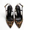 Pantofi stiletto Piele Naturala imprimeu leopard Sandy picture - 4