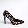 Pantofi stiletto Piele Naturala imprimeu ponei leopard Classy picture - 1