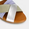 Papuci dama comfort Piele Naturala Multicolori cu talpa joasa Nyra picture - 4