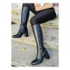 Cizme Piele Naturala neagra Como picture - 2