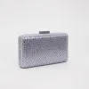 Geantă Elegantă Luisa Argintie cu Cristale – Clutch de Ocazie pentru Evenimente Speciale picture - 3