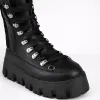 Ghete dama Piele Naturala Negre Mohito picture - 4