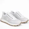 Pantofi sport din Piele Naturala perforata Albi Flow picture - 4