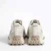Pantofi sport din Piele Naturala perforata Bej Grid picture - 4