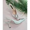 Pantofi stiletto Piele Naturala ivoire La Notte picture - 4