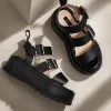Sandale de dama negre Matrix picture - 2