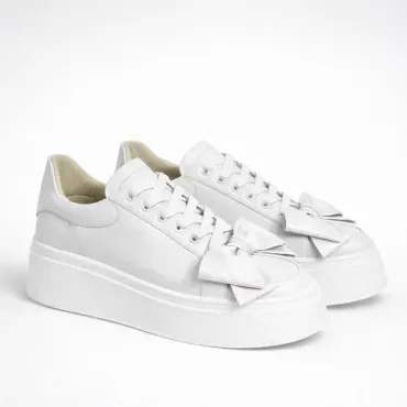 Pantofi casual Piele Naturala Albi Barni B