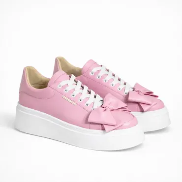 Pantofi casual Piele Naturala Roz Barni B