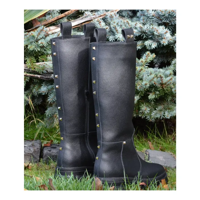 Cizme Piele Naturala neagra Arezzo picture - 5