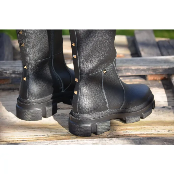 Cizme Piele Naturala neagra Arezzo picture - 4