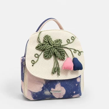 Rucsac dama casual Textil multicolor Nika