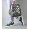 Rucsac dama din fas Gri inchis perlat Daisi