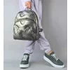 Rucsac dama din fas Gri inchis perlat Daisi