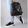 Rucsac dama din fas Negru perlat Daisi