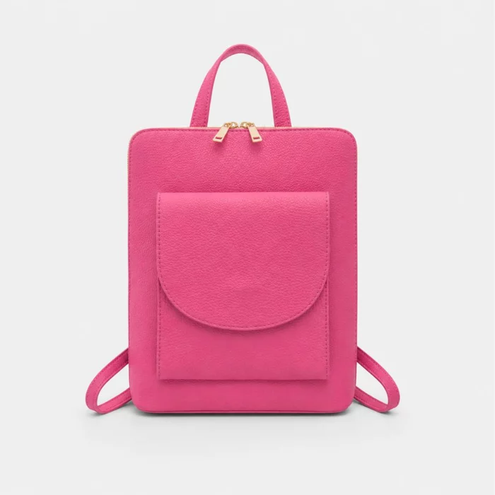 Rucsac dama Piele Naturala Fuxia Valencia picture - 2