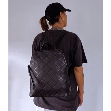 Rucsac dama Piele Naturala Negru Arina