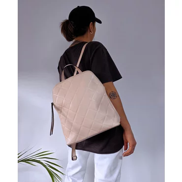 Rucsac dama Piele Naturala Roz Arina