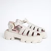 Sandale Casual Piele Naturala Bej Meta picture - 2