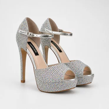 Sandale cu platou Garkony Crystal Glow