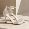 Sandale dama elegante Albe cu strasuri Klarissa picture - 3