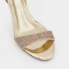 Sandale dama elegante cu strasuri auriu roze Klarissa picture - 5