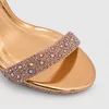 Sandale dama elegante cu strasuri Roz Senda picture - 3