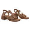 Sandale dama Piele naturala Maro Coniac, casual Cas-649