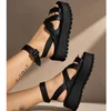 Sandale de dama negre Boho picture - 2