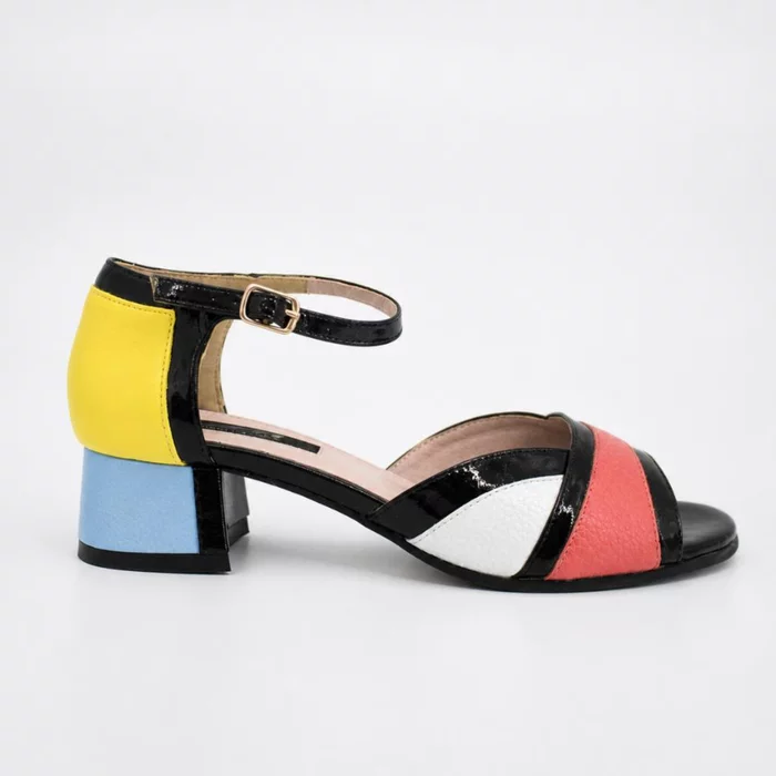 Sandale de dama piele color Abby picture - 2