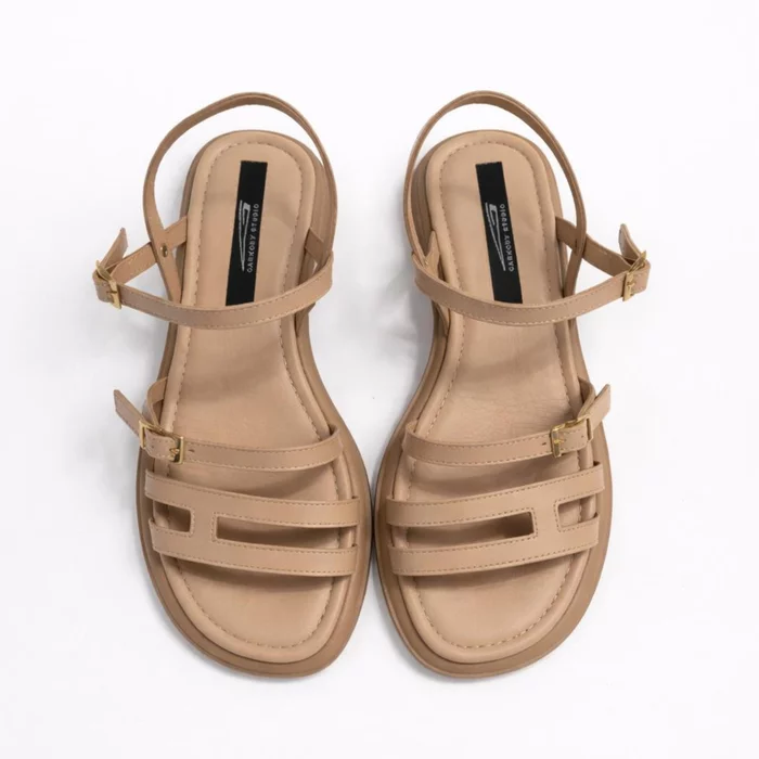 Sandale joase dama Piele Naturala Nude Harmony picture - 4