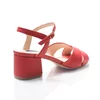 Sandale piele rosie Malvina picture - 3