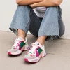 Sneakers dama talpa platforma piele eco multicolora Fuxia Bluma picture - 3