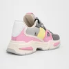 Sneakers dama talpa platforma piele eco multicolora Gri Bluma picture - 4
