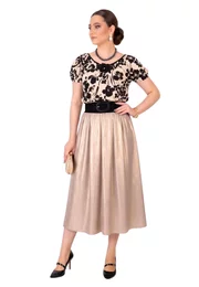 Bluza black petals din vascoza de vara creponata