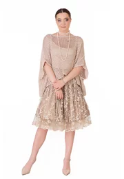 Bluza crosetata din macrame cream