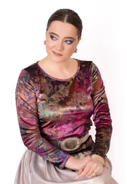 Bluza passion glow din catifea elastica
