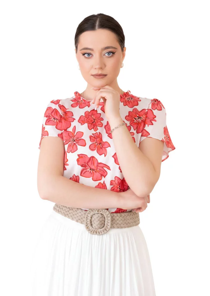 Bluza romantica coral dasty