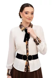 Camasa eleganta cream kaleidoscope