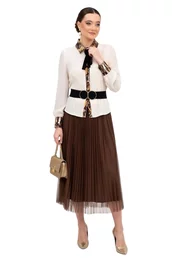 Camasa eleganta cream kaleidoscope