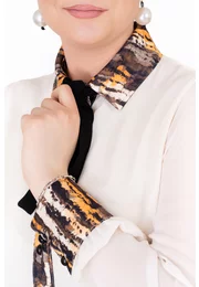 Camasa eleganta cream kaleidoscope