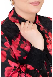 Camasa eleganta scarlet petals