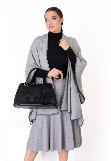 cardigan tricotat gri