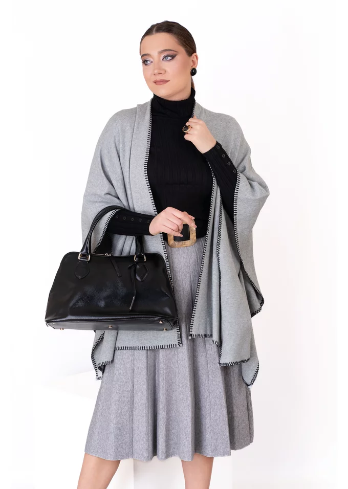 cardigan tricotat gri