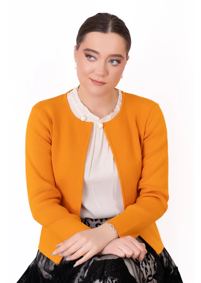 Jerseu tricotat orange