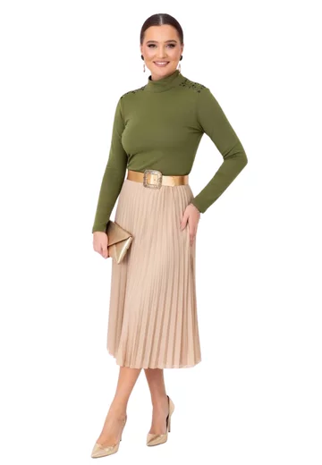 Maleta dark lime accesorizata cu strasuri si pietre -