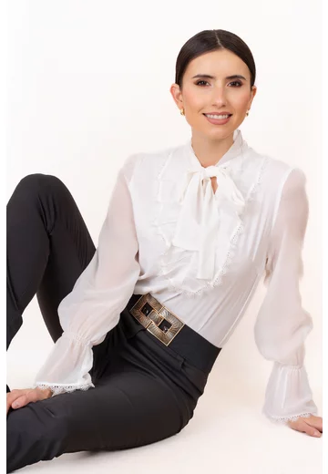 Pantalon casual negru
