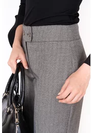 Pantalon elegant cu fir lurex