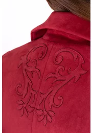 Pardesiu bohemian embosat din piele eco velur