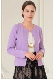 Jerseu tricotat mov lavanda