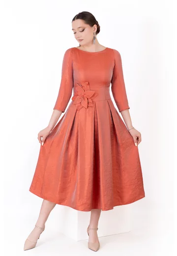 Rochie de gala sienna dream din organza glittery